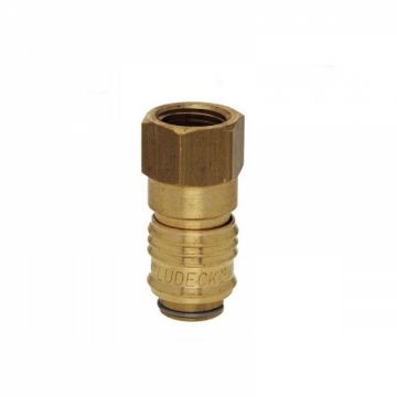 Mini cupla rapida cu filet interior Ludecke ESM18I1 8,  , 1 8,  , O3 mm