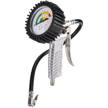 Pistol aer Cu Manometru Pentru Roti; Evotools - 630058